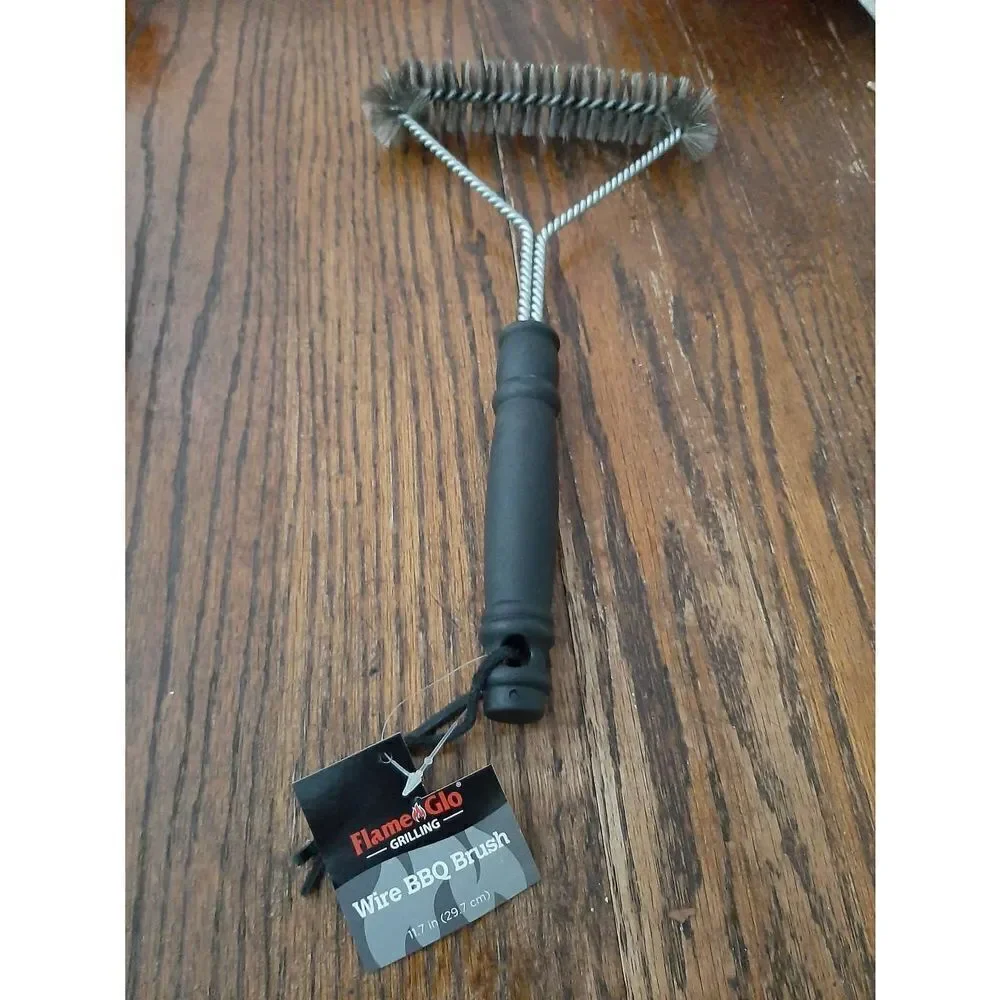 New Grilling BBQ Cooking Spatula and Grill Wire and Nylon Brushes  NWT